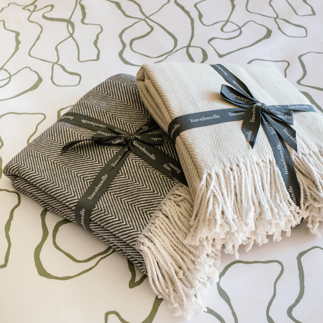 FREE GIFT - Cotton Herringbone Throw - Image 10
