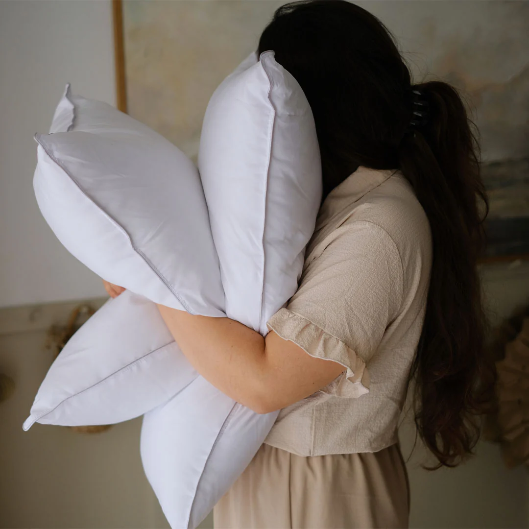 Pair Of Down-Alternative Snuggy Pillows - Image 3